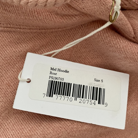 Ulla Johnson MEL Hoodie in rose size Small - Picture 4 of 5